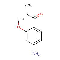 Chemical structure of 1-(4-amino-2-methoxyphenyl)propan-1-one - CSSB00009973262