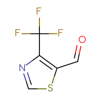 Chemical structure of 4-(trifluoromethyl)-1,3-thiazole-5-carbaldehyde - CSSB00011011723