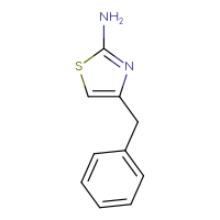 Chemical structure of 4-benzyl-1,3-thiazol-2-amine - CSSB00000739585