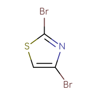 Chemical structure of 2,4-dibromo-1,3-thiazole - CSSB00000742848
