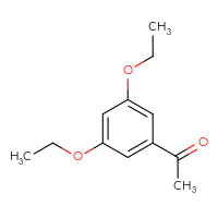Chemical structure of 1-(3,5-diethoxyphenyl)ethan-1-one - CSSB00000066905