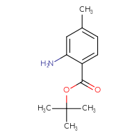 Chemical structure of tert-butyl 2-amino-4-methylbenzoate - CSSB00116213041