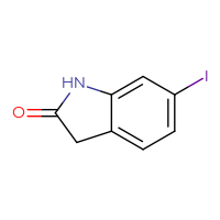 Chemical structure of 6-iodo-2,3-dihydro-1H-indol-2-one - CSSB00000049775