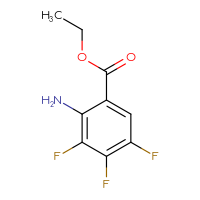 Chemical structure of ethyl 2-amino-3,4,5-trifluorobenzoate - CSSB00011356597