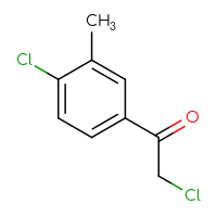 Chemical structure of 2-chloro-1-(4-chloro-3-methylphenyl)ethan-1-one - CSSB00011215987