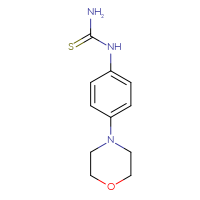 Chemical structure of [4-(morpholin-4-yl)phenyl]thiourea - CSSB00000296336
