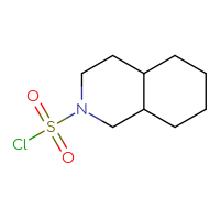 Chemical structure of decahydroisoquinoline-2-sulfonyl chloride - CSSB00000246830