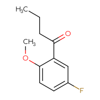 Chemical structure of 1-(5-fluoro-2-methoxyphenyl)butan-1-one - CSSB00011268293