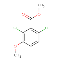 Chemical structure of methyl 2,6-dichloro-3-methoxybenzoate - CSSB00010997906