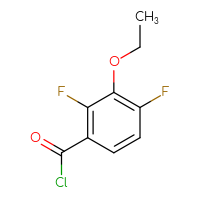 Chemical structure of 3-ethoxy-2,4-difluorobenzoyl chloride - CSSB00010204073