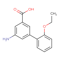 Chemical structure of 5-amino-2'-ethoxy-[1,1'-biphenyl]-3-carboxylic acid - CSSB06593734026