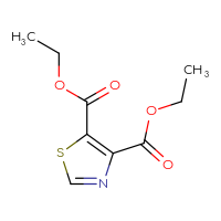Chemical structure of 4,5-diethyl 1,3-thiazole-4,5-dicarboxylate - CSSB00009999432