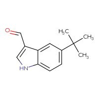 Chemical structure of 5-tert-butyl-1H-indole-3-carbaldehyde - CSSB00000731971