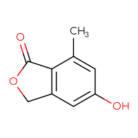 Chemical structure of 5-hydroxy-7-methyl-1,3-dihydro-2-benzofuran-1-one - CSSB00011010397