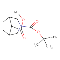 Chemical structure of 3-tert-butyl 8-methyl 3-azabicyclo[3.2.1]octane-3,8-dicarboxylate - CSSB00010742931