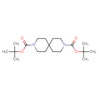 Chemical structure of 3,9-di-tert-butyl 3,9-diazaspiro[5.5]undecane-3,9-dicarboxylate - CSSB00010897454
