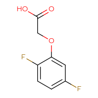 Chemical structure of 2-(2,5-difluorophenoxy)acetic acid - CSSB00000752474