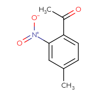 Chemical structure of 1-(4-methyl-2-nitrophenyl)ethan-1-one - CSSB00015924634