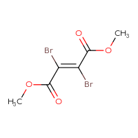 Chemical structure of 1,4-dimethyl (2E)-2,3-dibromobut-2-enedioate - CSSB00037687628