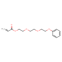 Chemical structure of 2-[2-(2-phenoxyethoxy)ethoxy]ethyl prop-2-enoate - CSSB14823887564