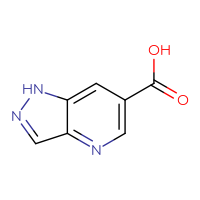 Chemical structure of 1H-pyrazolo[4,3-b]pyridine-6-carboxylic acid - CSSB00009853716