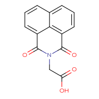 Chemical structure of 2-{2,4-dioxo-3-azatricyclo[7.3.1.0⁵,¹³]trideca-1(13),5,7,9,11-pentaen-3-yl}acetic acid - CSSB00000389377
