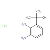 Chemical structure of 3-tert-butylbenzene-1,2-diamine hydrochloride - CSSB00020588690