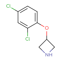 Chemical structure of 3-(2,4-dichlorophenoxy)azetidine - CSSB00011749134