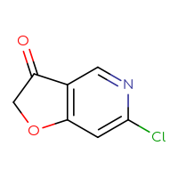 Chemical structure of 6-chloro-2H,3H-furo[3,2-c]pyridin-3-one - CSSB20622561089