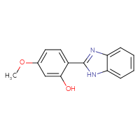 Chemical structure of 2-(1H-1,3-benzodiazol-2-yl)-5-methoxyphenol - CSSB00000422497