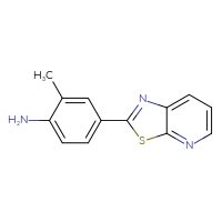 Chemical structure of 2-methyl-4-{[1,3]thiazolo[5,4-b]pyridin-2-yl}aniline - CSSB00003624210