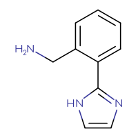 Chemical structure of 1-[2-(1H-imidazol-2-yl)phenyl]methanamine - CSSB00011998731