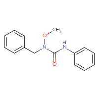 Chemical structure of 3-benzyl-3-methoxy-1-phenylurea - CSSB00010169838