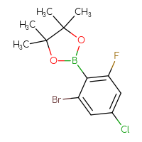 C12H14BBrClFO2