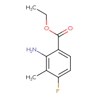 Chemical structure of ethyl 2-amino-4-fluoro-3-methylbenzoate - CSSB00000698922