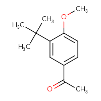 Chemical structure of 1-(3-tert-butyl-4-methoxyphenyl)ethan-1-one - CSSB00010204332