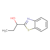 Chemical structure of 1-(1,3-benzothiazol-2-yl)propan-1-ol - CSSB00000110882