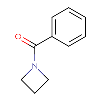 Chemical structure of 1-benzoylazetidine - CSSB00000192946