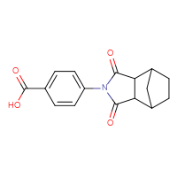 Chemical structure of 4-{3,5-dioxo-4-azatricyclo[5.2.1.0²,⁶]decan-4-yl}benzoic acid - CSSB00020598428