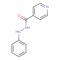 Chemical structure of N'-phenylpyridine-4-carbohydrazide - CSSB00000001585