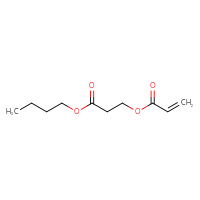 Chemical structure of 3-butoxy-3-oxopropyl prop-2-enoate - CSSB03440288223