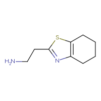 Chemical structure of 2-(4,5,6,7-tetrahydro-1,3-benzothiazol-2-yl)ethan-1-amine - CSSB00011225267
