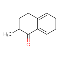 Chemical structure of 2-methyl-1,2,3,4-tetrahydronaphthalen-1-one - CSSB00000696181