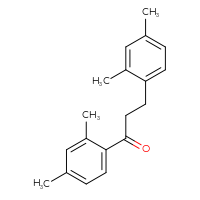 Chemical structure of 1,3-bis(2,4-dimethylphenyl)propan-1-one - CSSB00020571407