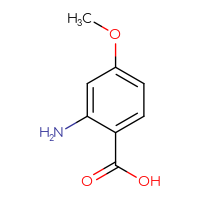 Chemical structure of 2-amino-4-methoxybenzoic acid - CSSB00000738481