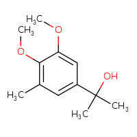 Chemical structure of 2-(3,4-dimethoxy-5-methylphenyl)propan-2-ol - CSSB00021254661