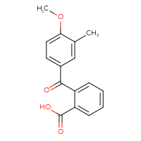 Chemical structure of 2-(4-methoxy-3-methylbenzoyl)benzoic acid - CSSB00052549473