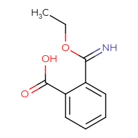 Chemical structure of 2-(ethoxymethanimidoyl)benzoic acid - CSSB00000092971