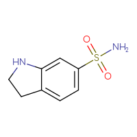 Chemical structure of 2,3-dihydro-1H-indole-6-sulfonamide - CSSB00000755287