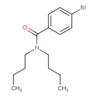 Chemical structure of 4-bromo-N,N-dibutylbenzamide - CSSB00000598171